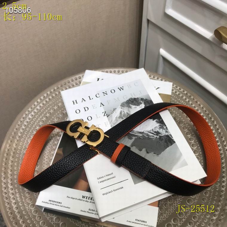 Ferragamo Belt 25mm 95-110cm 8L02